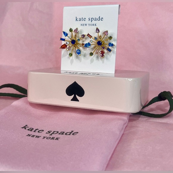 Kate Spade ♠️ FireWork Floral Earrings-Large - Picture 5 of 8
